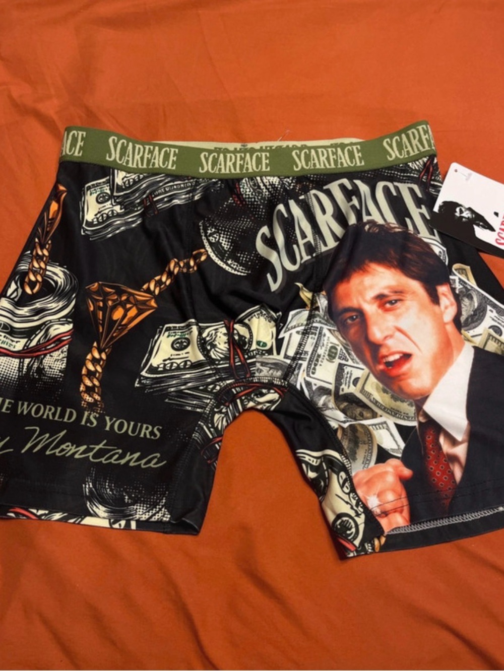 Scarface Boxer Briefs Large 36/38. NWT.